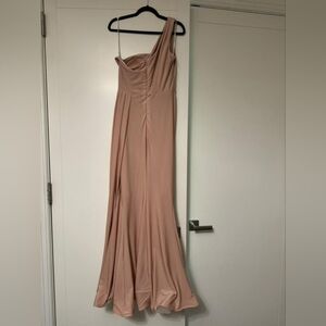 David's bridal pink dress
